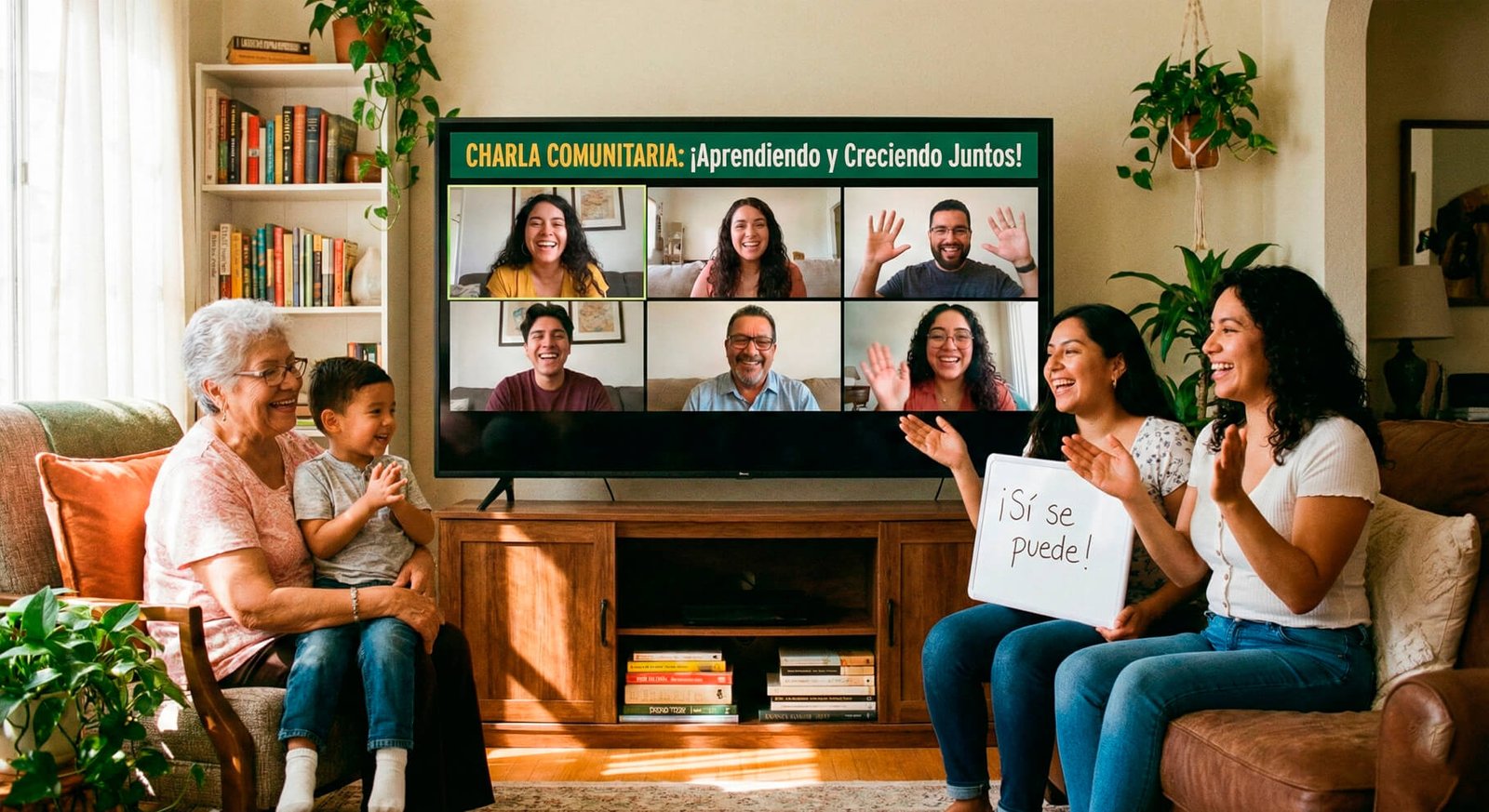 Sesiones grupales de práctica de speaking de inglés para hispanohablantes